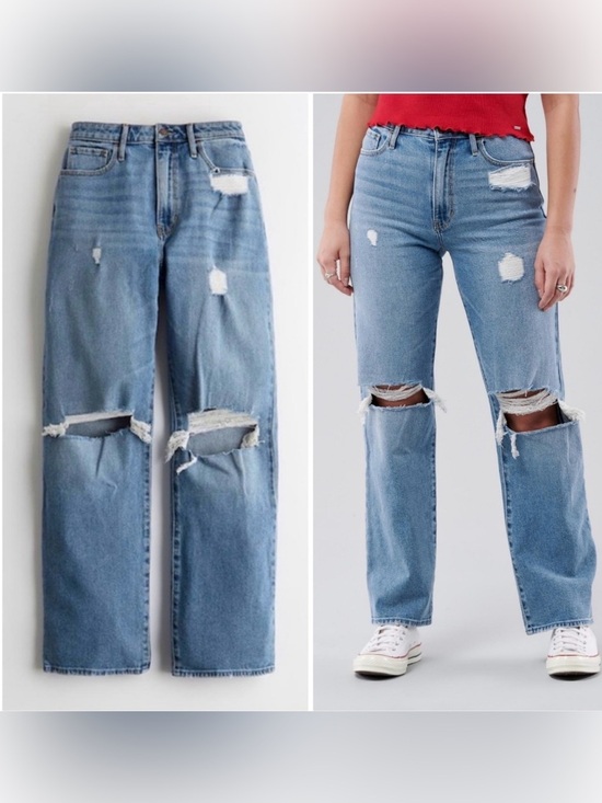 Hollister Denim - Hollister Ultra High-Rise Dad Jean - Vintage Stretch - Size 5R (W27 L31)